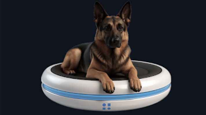 Quantum K9 imPulse® AI-powered K9 health monitoring system providing Vibrome™ biosignature analysis for working dogs