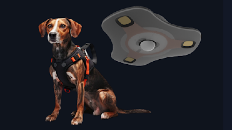Quantum K9 imPulse® WARDEN+ tactical K9 health intelligence platform for military, police, and service dog health monitoring